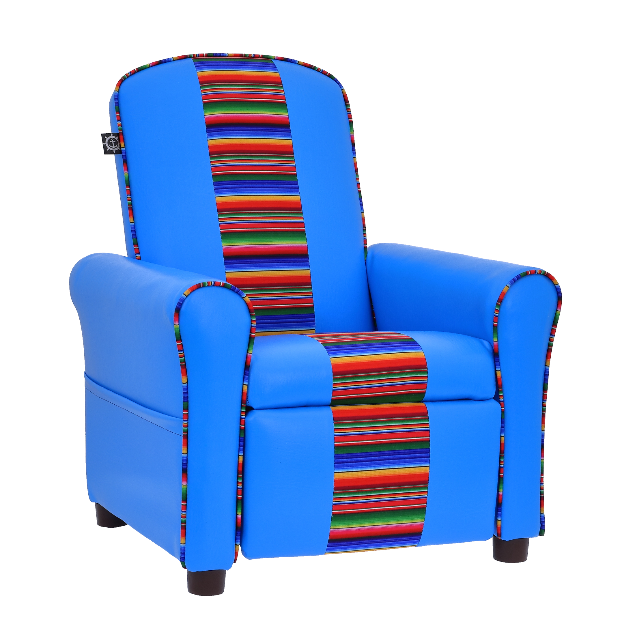 The Crew Furniture Fiesta Kids Recliner Chair Polyester Oxford Sarape