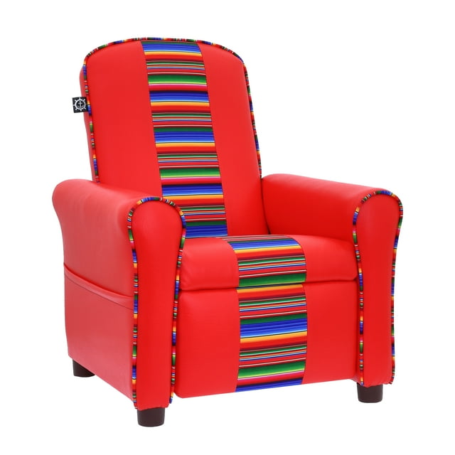 The Crew Furniture Fiesta Kids Recliner Chair Polyester Oxford Sarape
