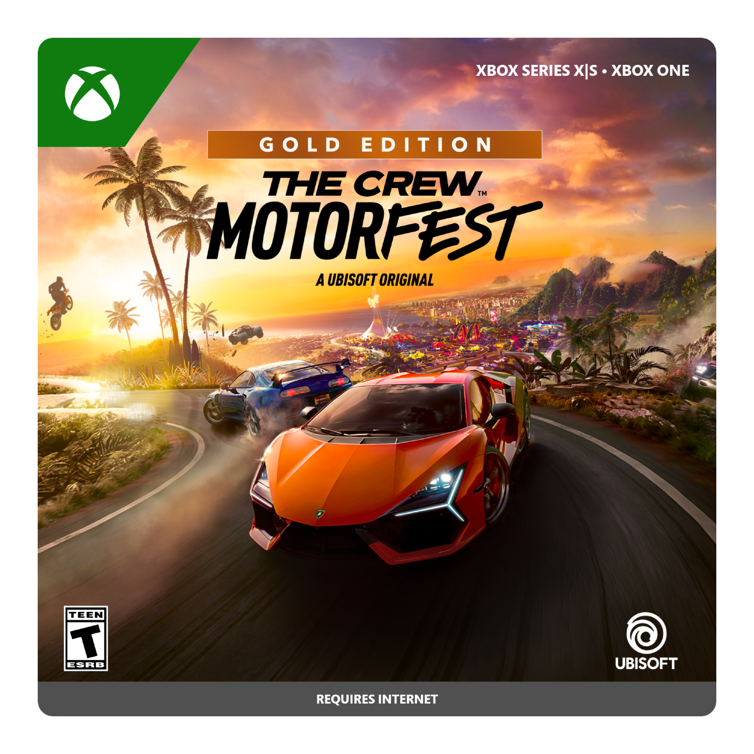 The Crew Motorfest Gold Edition [Digital] - One, Xbox Series Xbox X|S