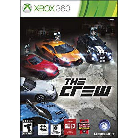 Pre-Owned The Crew, by Marketplace Brands, Xbox 360, Simulation Racing Game