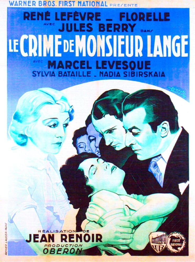 The Crime Of Monsieur Lange Canvas Art - (24 x 36)