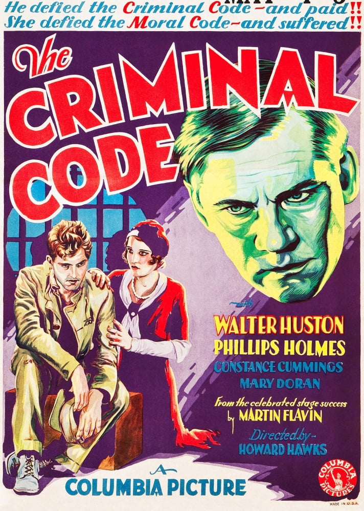 The Criminal Code Canvas Art - (24 x 36)