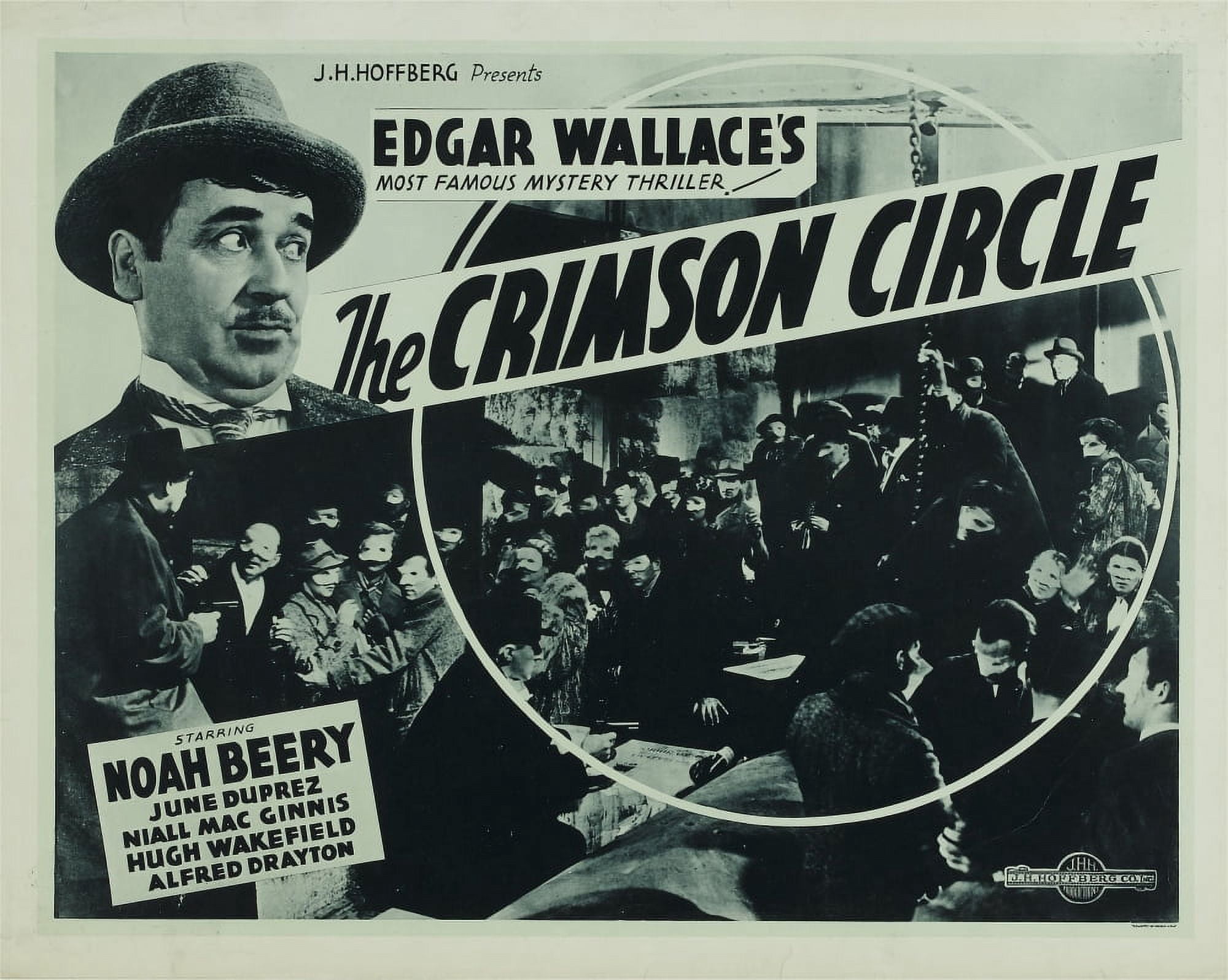 The Crimson Circle Canvas Art - (28 x 22)