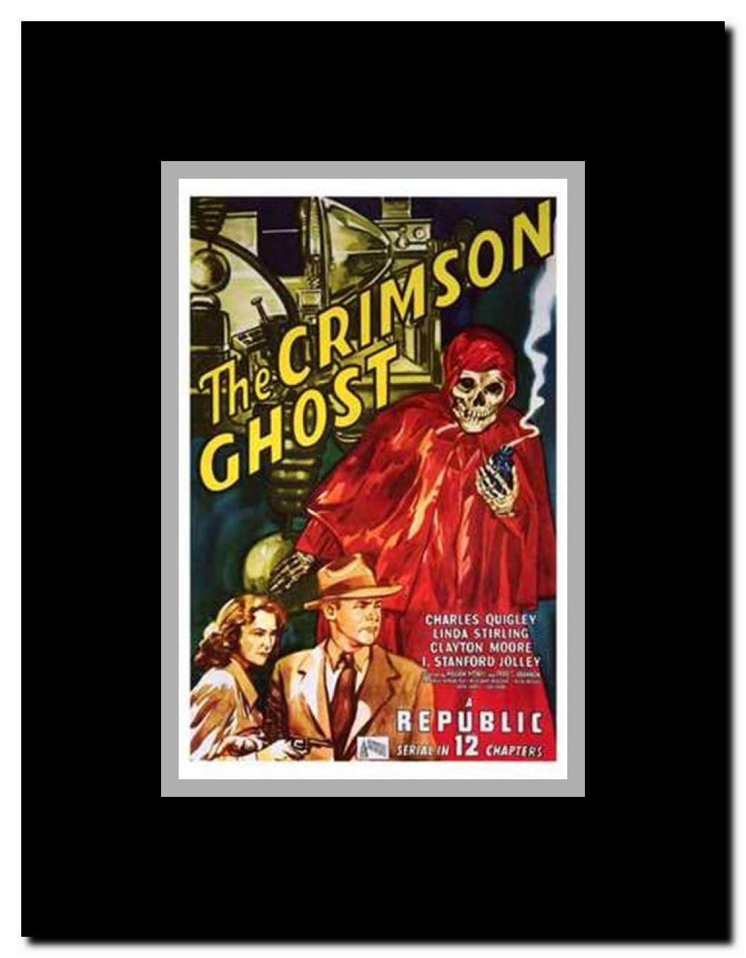 The Crimson Ghost Framed Movie Poster
