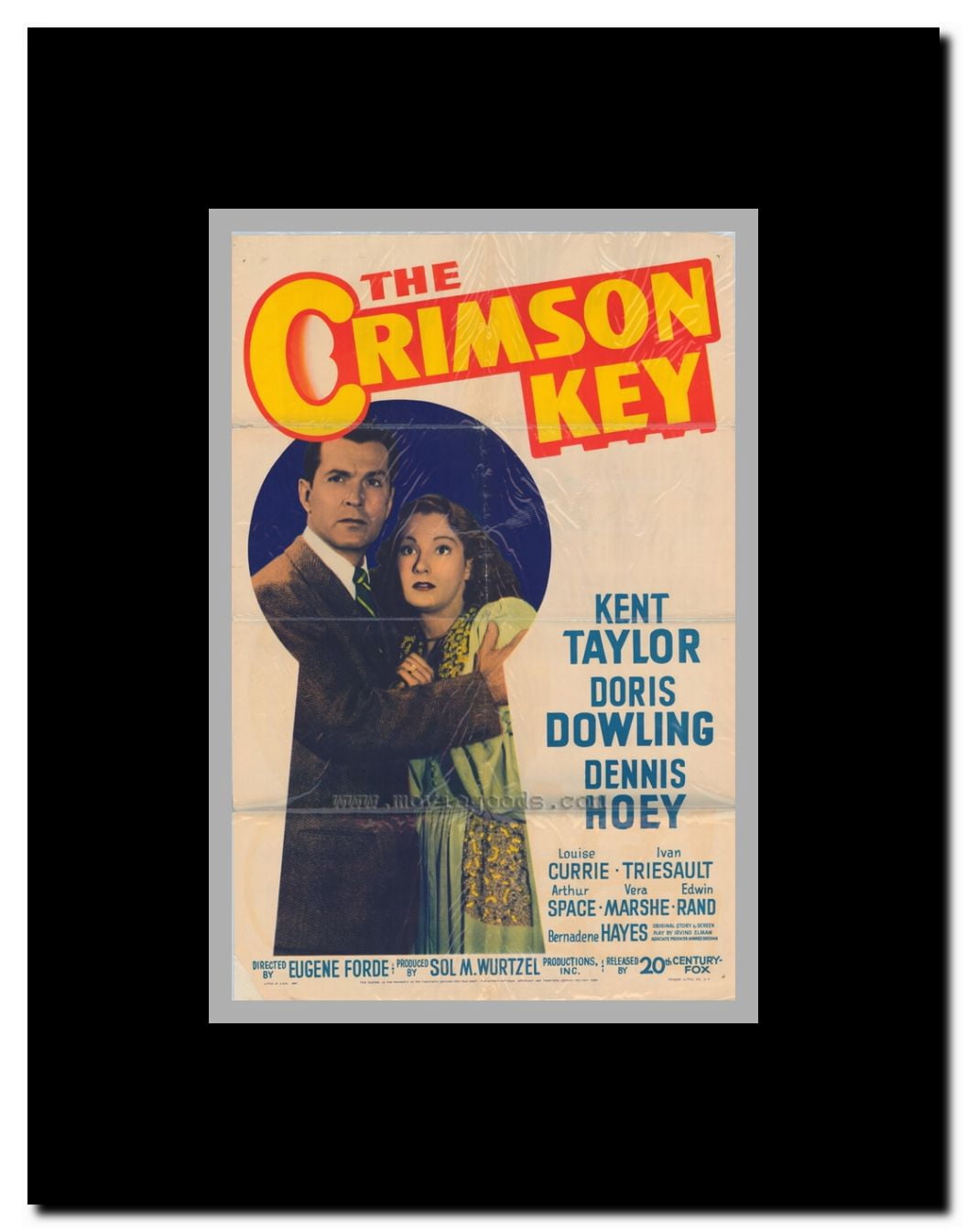 The Crimson Key Framed Movie Poster