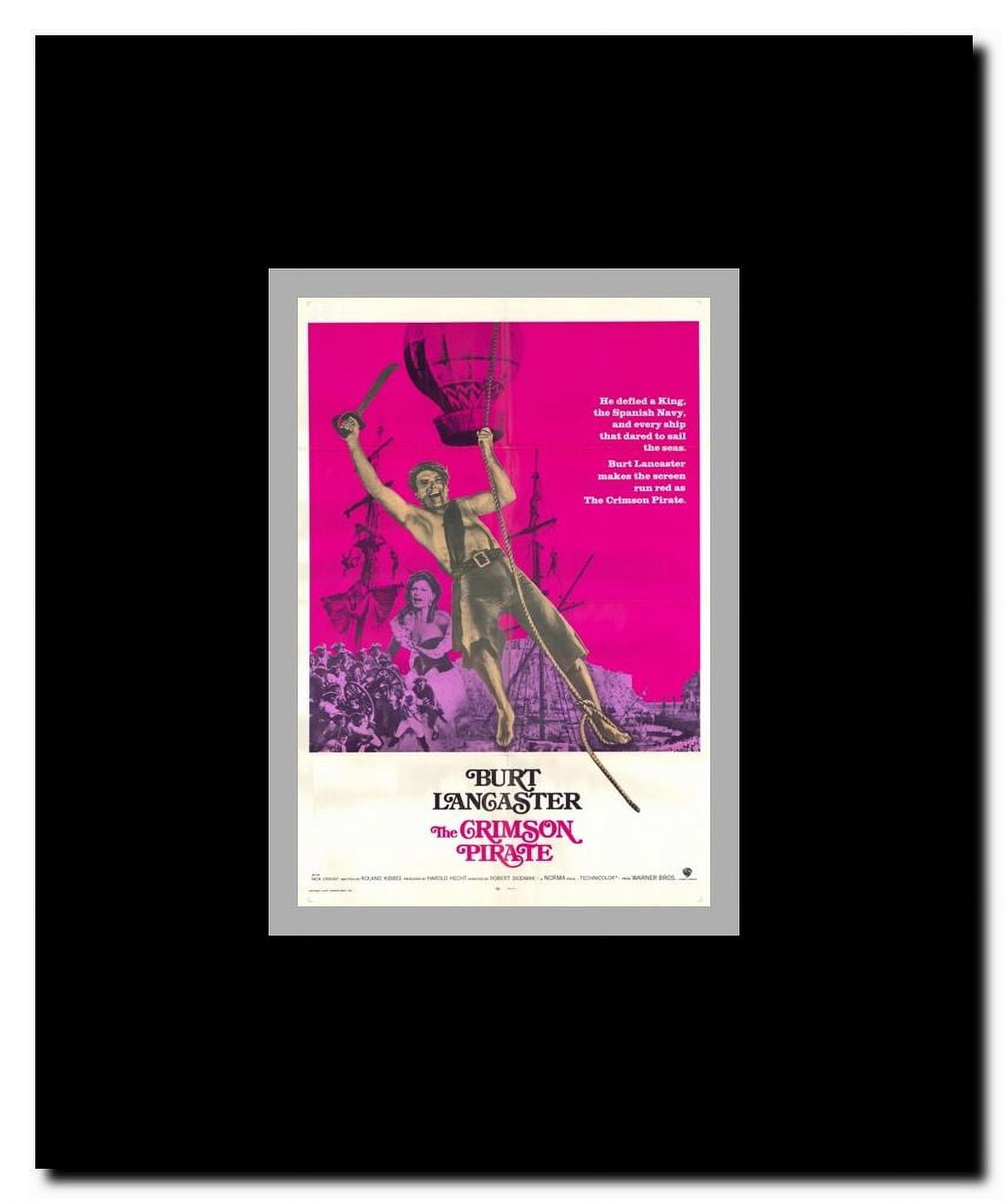 The Crimson Pirate Framed Movie Poster