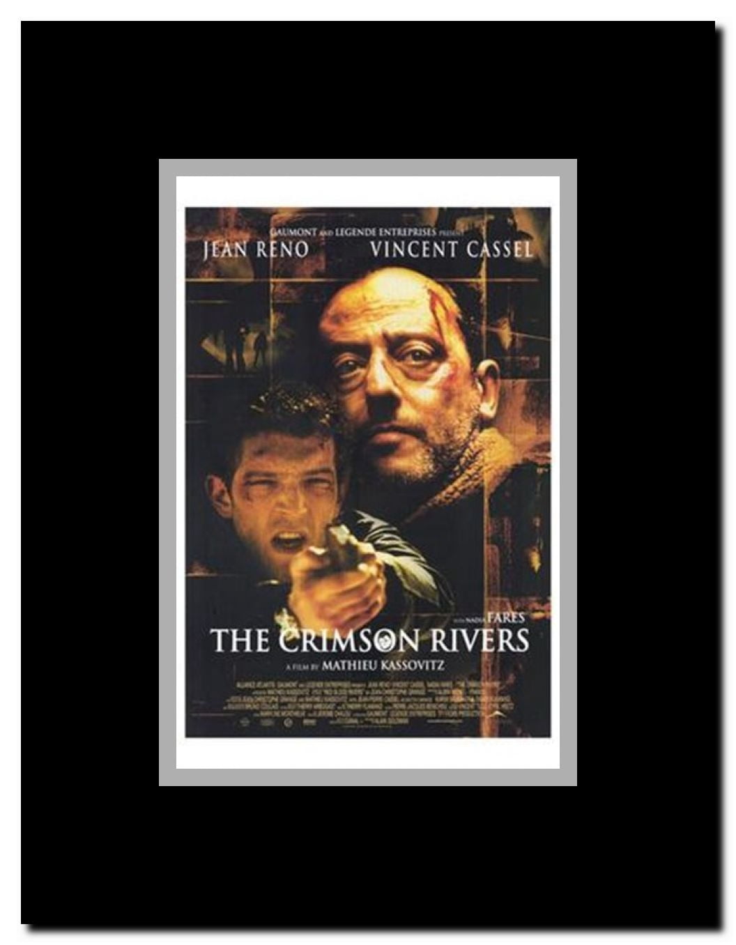 The Crimson Rivers Framed Movie Poster
