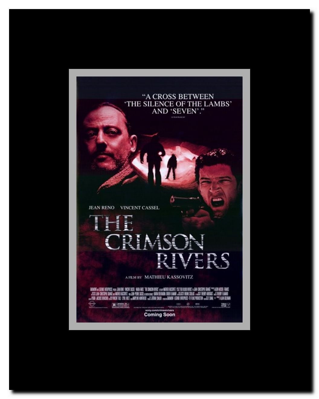 The Crimson Rivers Framed Movie Poster