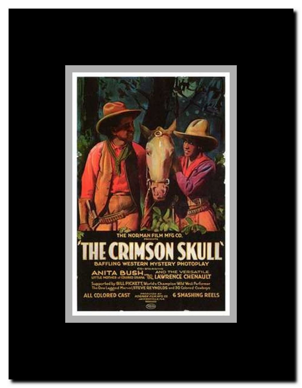 The Crimson Skull Framed Movie Poster