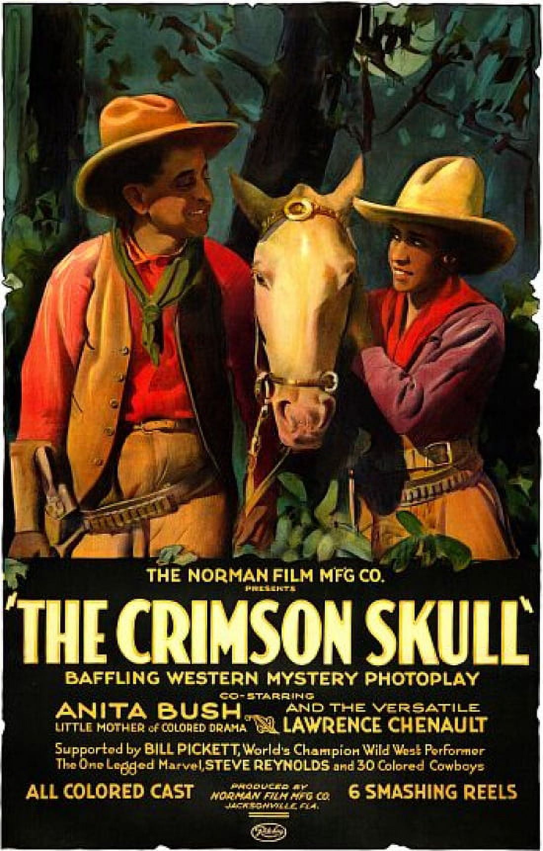 The Crimson Skull Movie Anita Bush Canvas Art - (36 x 54)