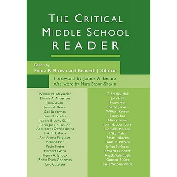 Pre-Owned The Critical Middle School Reader (Paperback) 0415950708 9780415950701