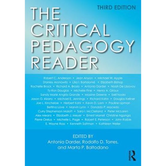 Pre-Owned The Critical Pedagogy Reader, 9781138214576, 1138214574, Paperback, 3 edition