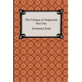 thumbnail image 1 of The Critique of Judgement (Part One, The Critique of Aesthetic Judgement) (Paperback), 1 of 1