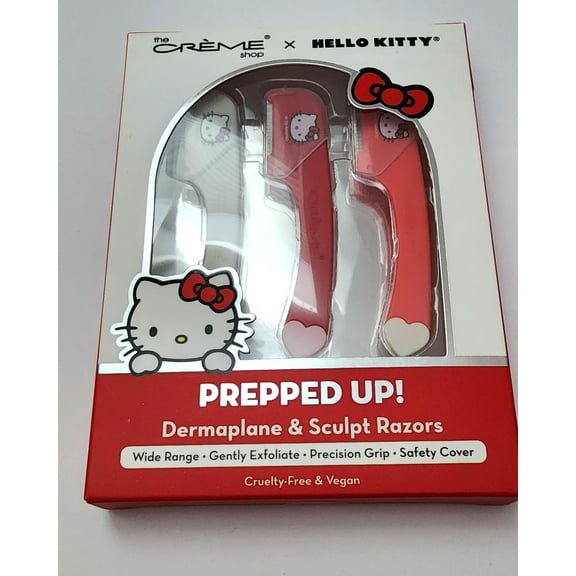 The Crme Shop | Hello Kitty Prepped Up! Dermaplane & Sculpt Razors