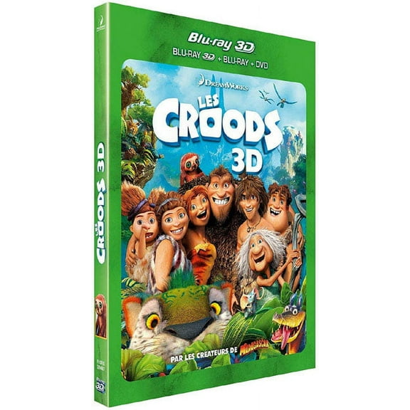 The Croods 3D (3D & 2D) (Blu-Ray & DVD Combo) [ Blu-Ray, Reg.A/B/C Import - France ]