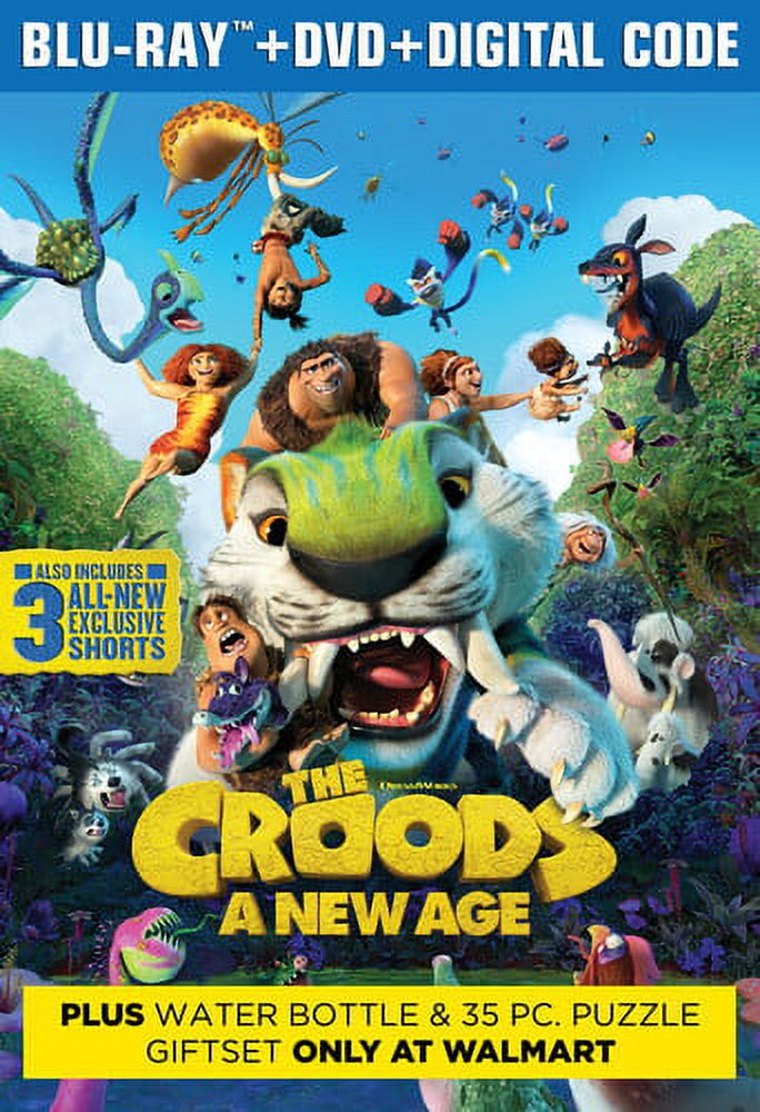 The Croods: A New Age (Walmart Exclusive) (Blu-ray + DVD + Digital Copy) (Walmart Exclusive) - image 1 of 2