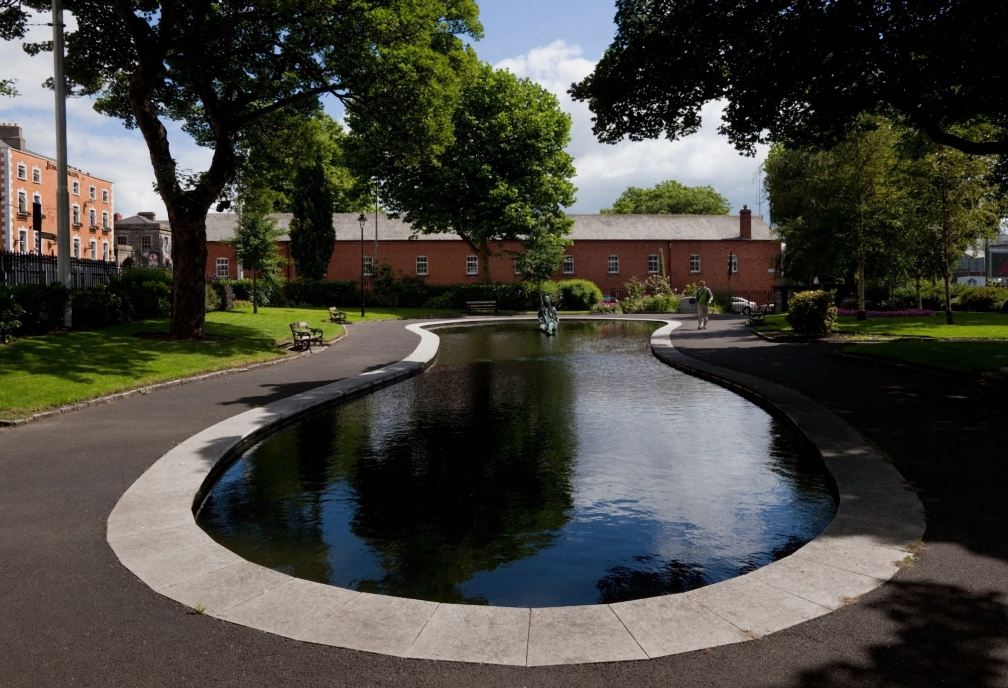 The Croppie Memorial Park Near Collins Barracks Museum Dublin City Ireland Canvas Art - Panoramic Images (24 x 18)