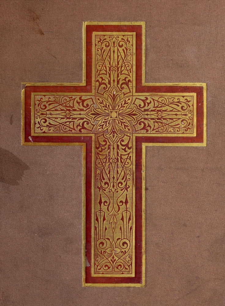 The Cross 1875 Ornate Cross Canvas Art - Unknown (18 x 24)