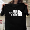 thumbnail image 1 of The Cross Face Vintage Retro Freestyle Wrestling Sport Graphic Design Art Print Unisex T-Shirt Y0743, Up to Size 5XL, 1 of 2