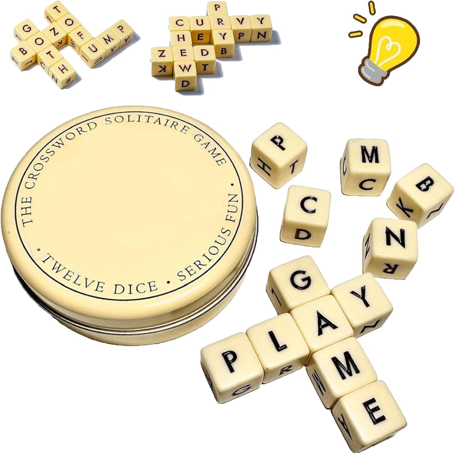 The Crossword Solitaire Game 2024 New Dice Game with Twelve Dice The Crossword Solitaire Game 2024 New Dice Game with Twelve Dice