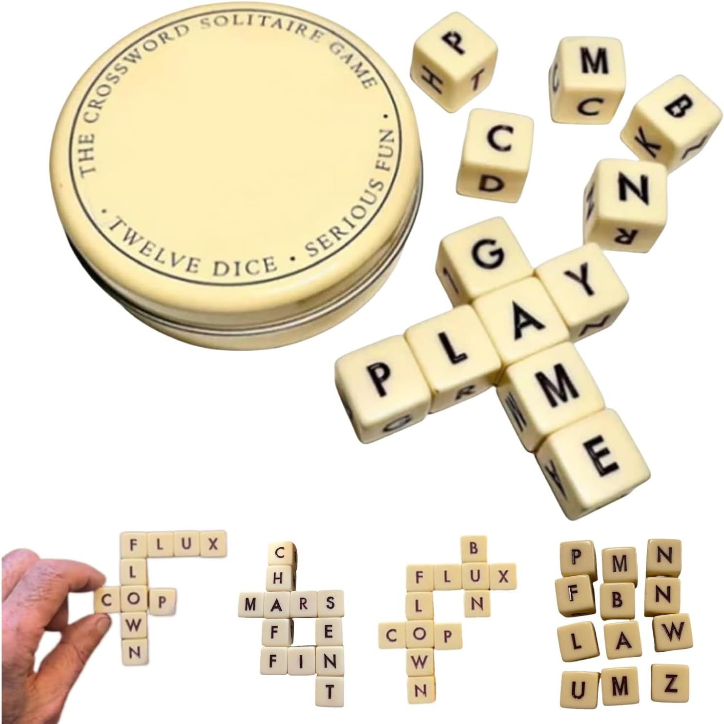 The Crossword Solitaire Game, Travel Scrabble Game, Crossword Solitaire