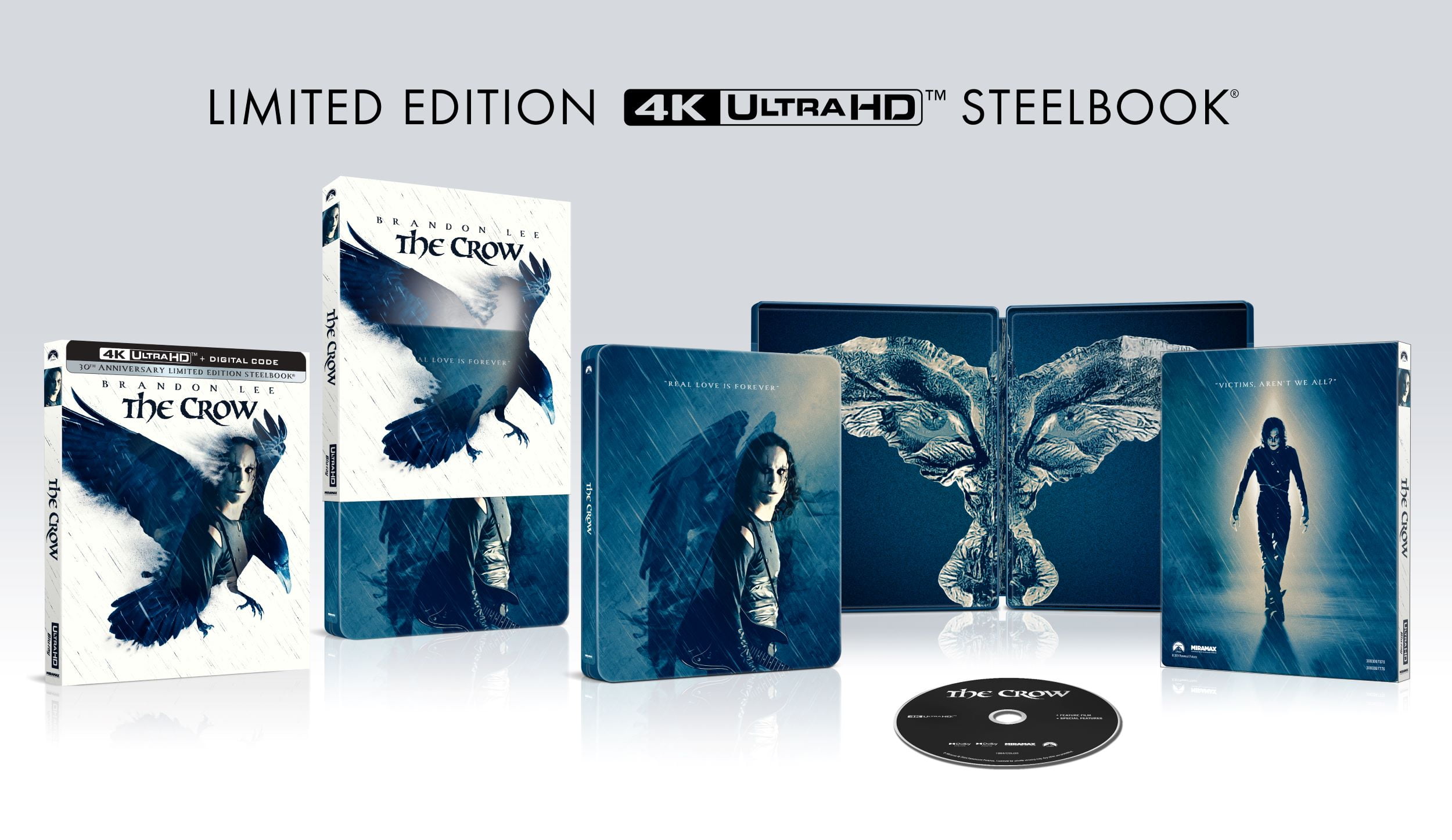 The Crow (Steelbook) (4K Ultra HD + Digital Copy) Paramount, Action
