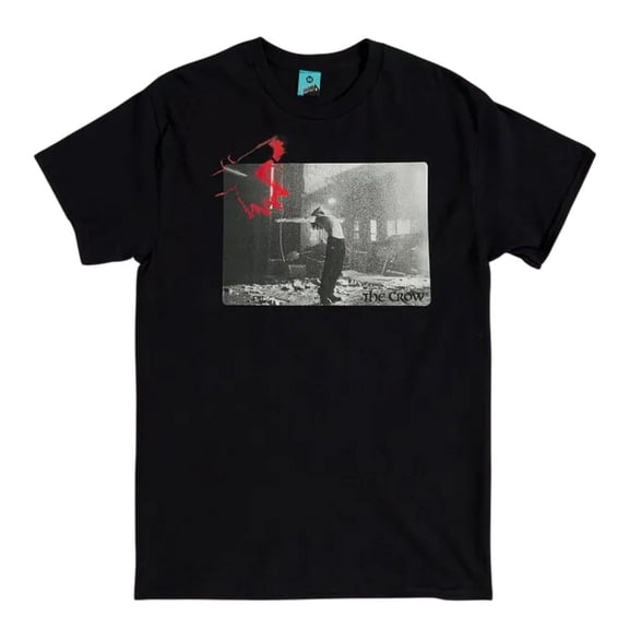 The Crow  Adult It Can�'t Rain All The Time Back Print T-Shirt