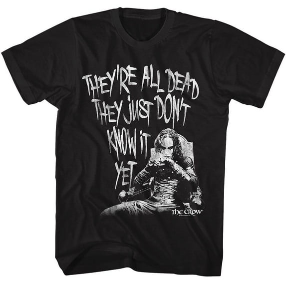 The Crow All Dead Black Adult T-Shirt 4Xlt