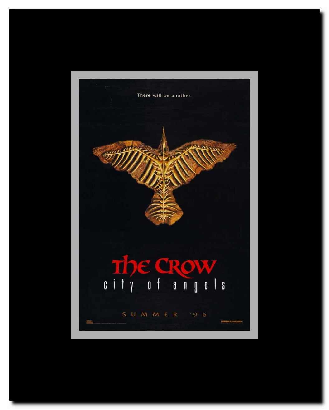 The Crow: City of Angels Framed Movie Poster