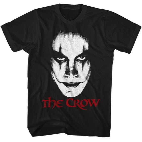 The Crow Face Black Adult T-Shirt
