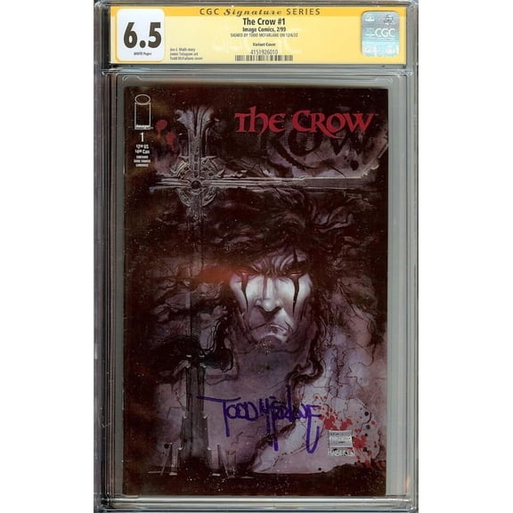 The Crow Image #1 Signed Todd McFarlane CGC 6.0