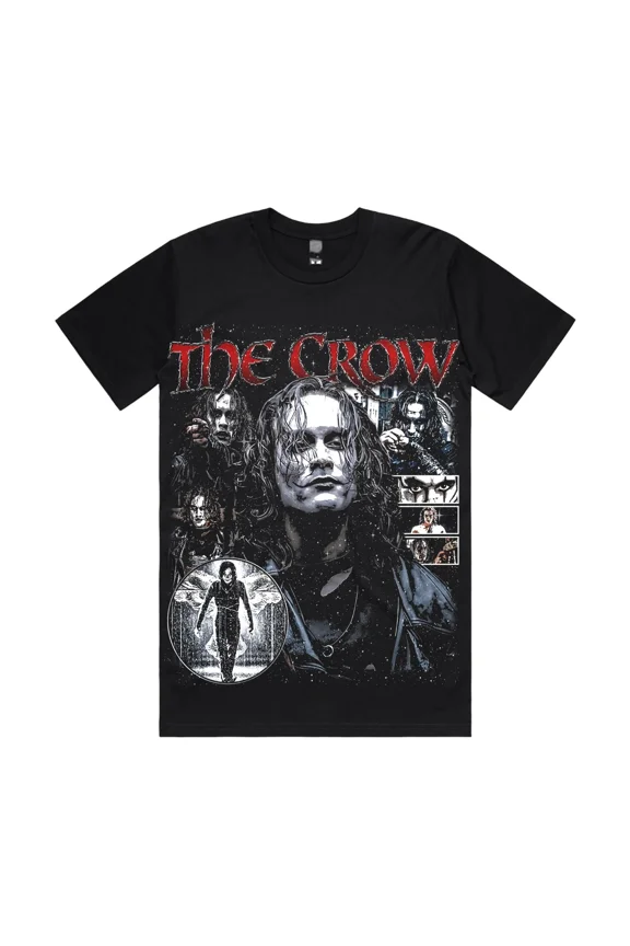 The Crow T-Shirt, Unisex Shirt,Black Color,Size M