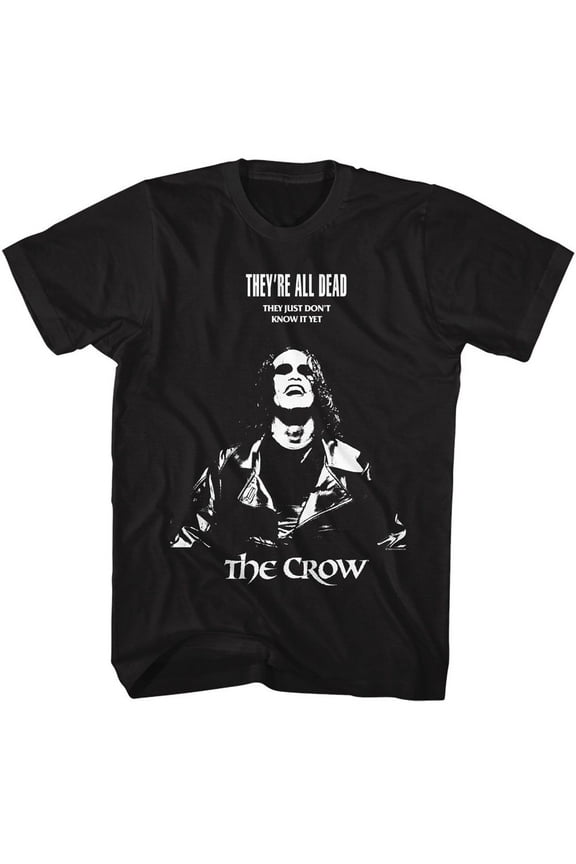 The Crow They're All Dead Black Adult T-Shirt