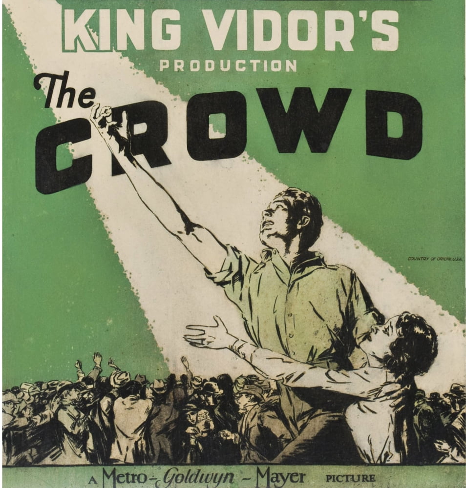 The Crowd Canvas Art -  (11 x 17)