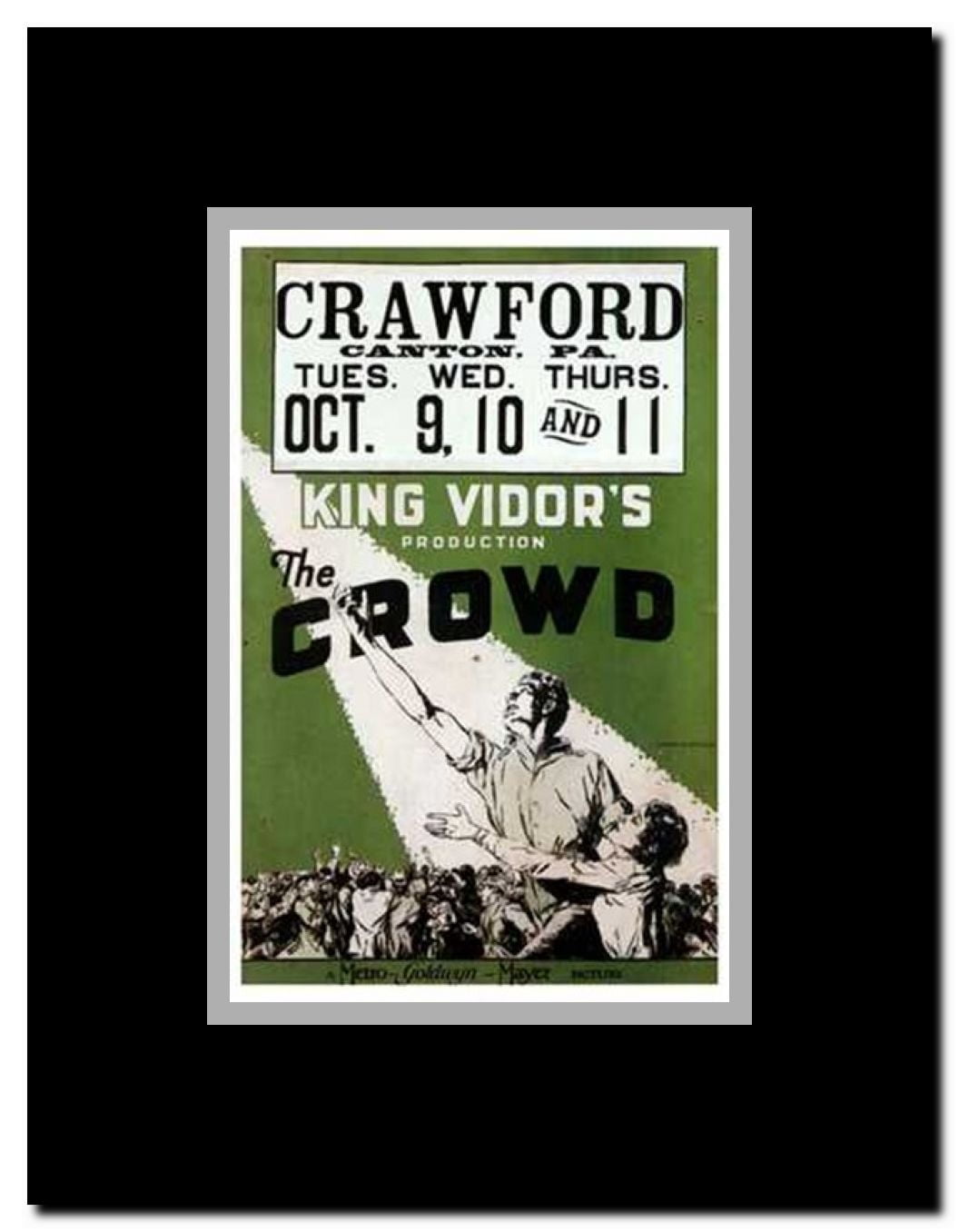 The Crowd Framed Movie Poster