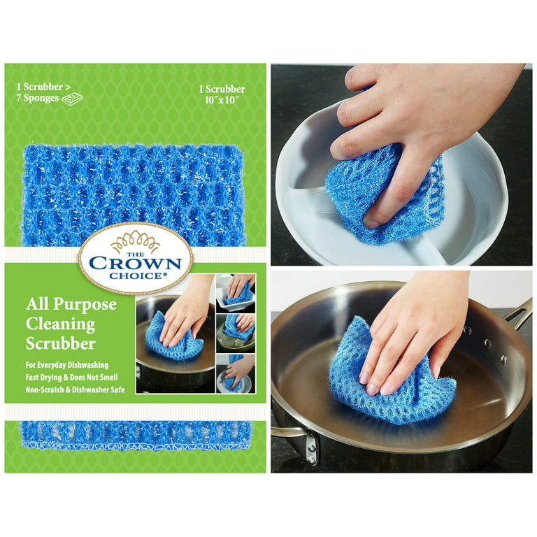 The Crown Choice All Purpose Cleaning Scrubber Dish Cloth
