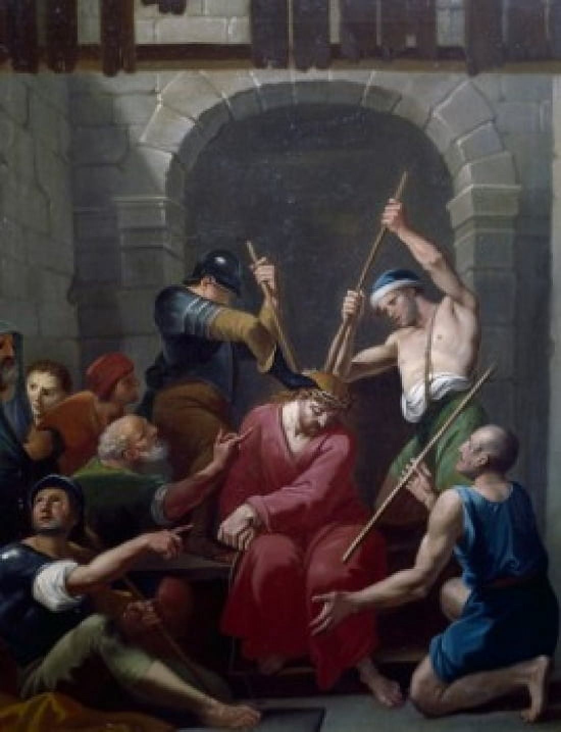 The Crown of Thorns by Hendrick Krock (1677-1738) Canvas Art - Hendrick Krock (24 x 36)