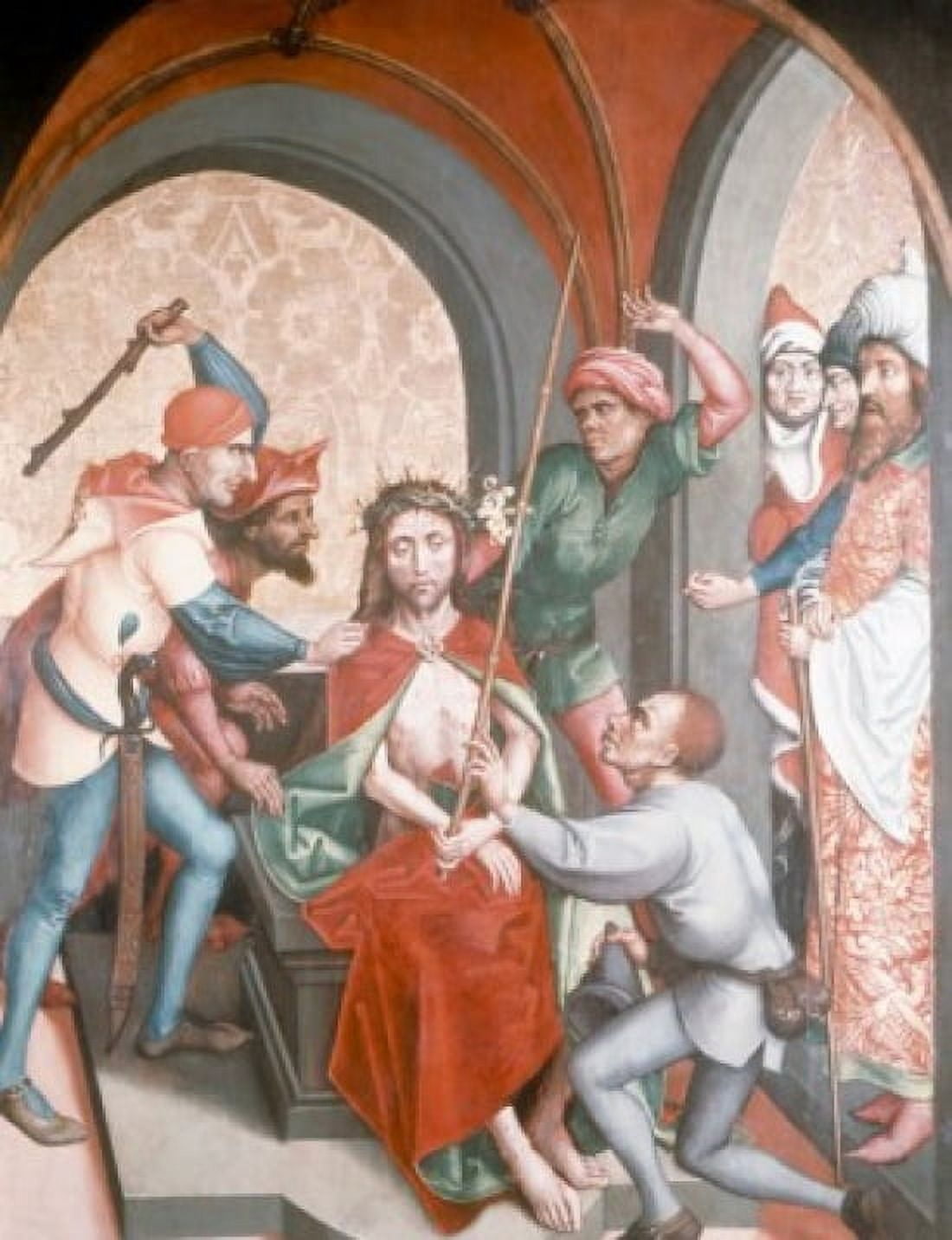 The Crown of Thorns by Martin Schongauer (1450-1491) Canvas Art - Martin Schongauer (18 x 24)