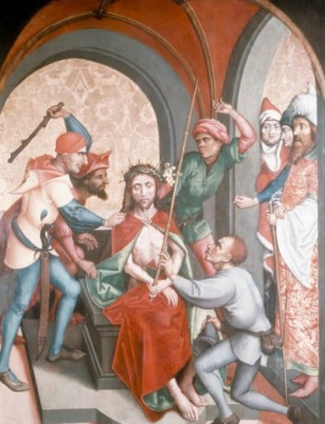 The Crown of Thorns by Martin Schongauer (1450-1491) Canvas Art - Martin Schongauer (24 x 36)