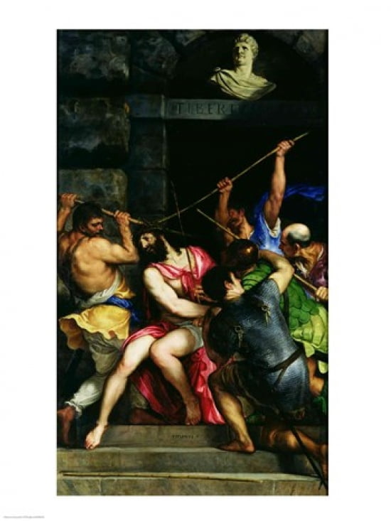 The Crowning with Thorns Canvas Art - Titian (18 x 24)