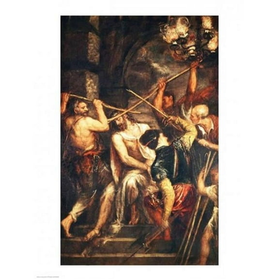 The Crowning with Thorns Poster Print by Titian (18 x 24)