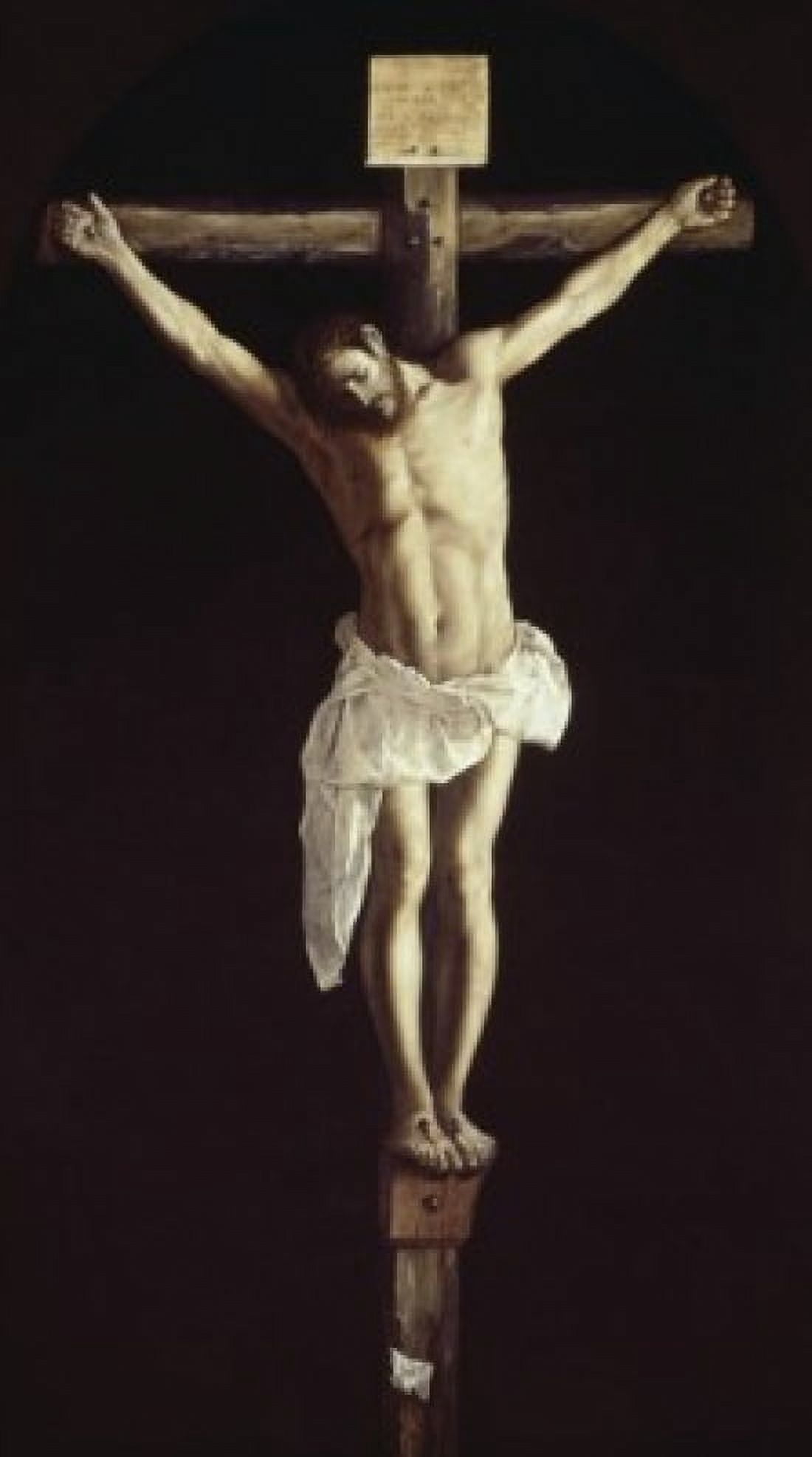 The Crucified Christ Francisco de Zurbaran (1598-1664 Spanish) Canvas Art - Francisco de Zurbaran (18 x 24)