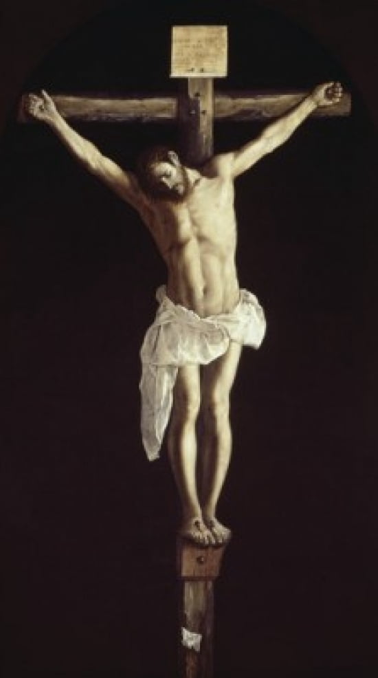 The Crucified Christ Francisco de Zurbaran (1598-1664 Spanish) Canvas Art - Francisco de Zurbaran (24 x 36)