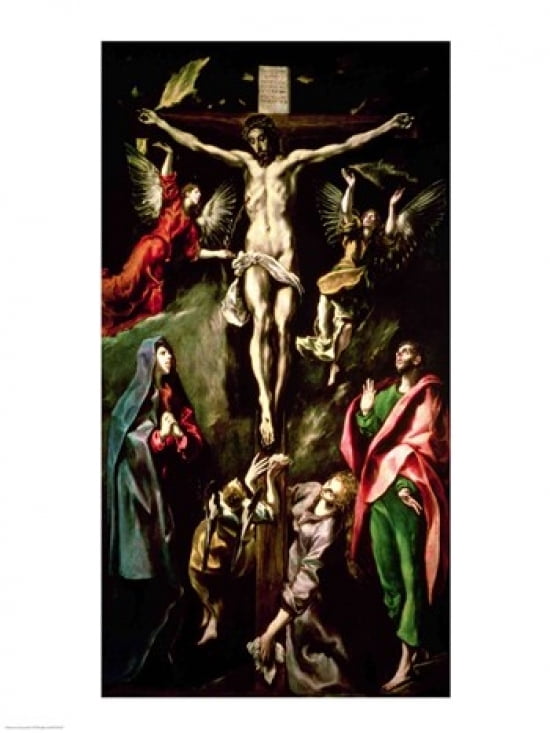 The Crucifixion Canvas Art - El Greco (24 x 36)