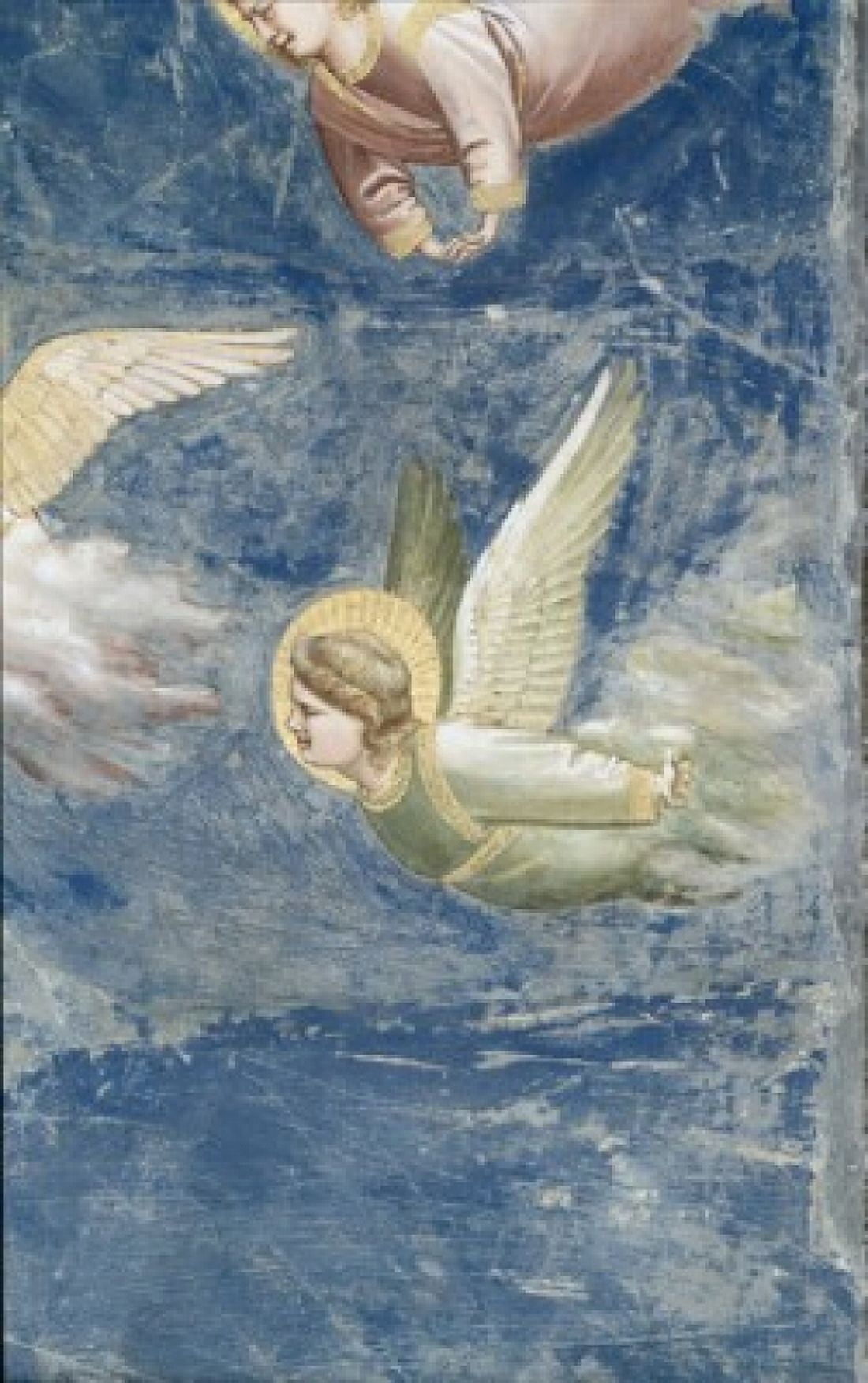 The Crucifixion - Detail Giotto (ca1266-1337 Italian) Fresco Capella Scrovegni Padua Italy Canvas Art - Giotto (18 x 24)