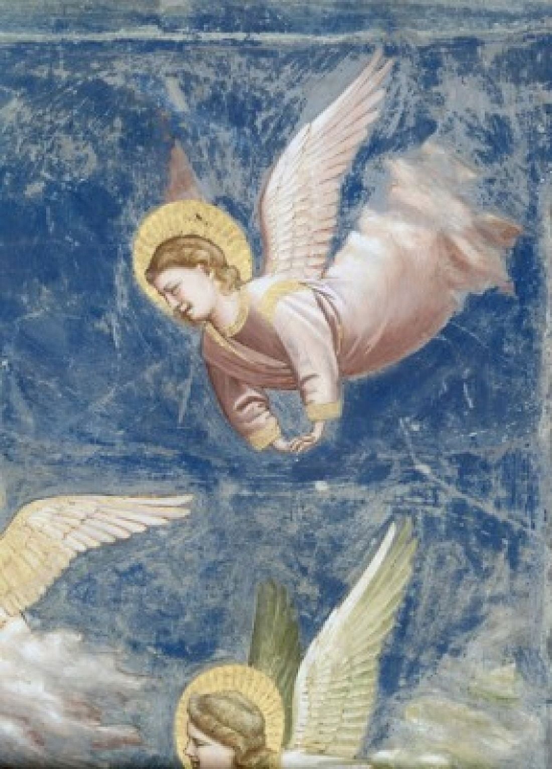The Crucifixion - Detail Giotto (ca1266-1337 Italian) Fresco Capella Scrovegni Padua Italy Canvas Art - Giotto (24 x 36)