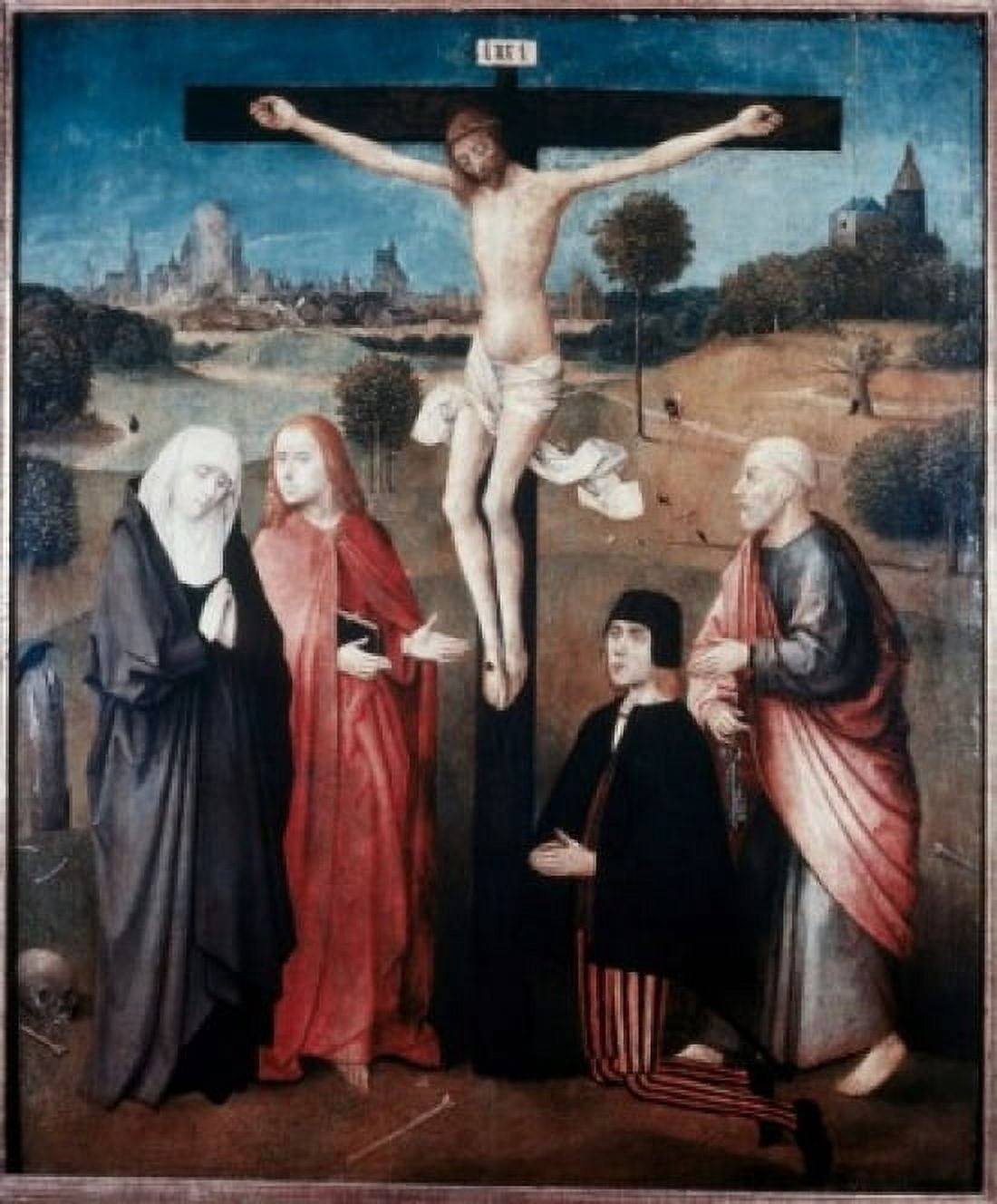 The Crucifixion Hieronymus Bosch (C 1450-1516Netherlandish) Canvas Art - Hieronymus Bosch (24 x 36)