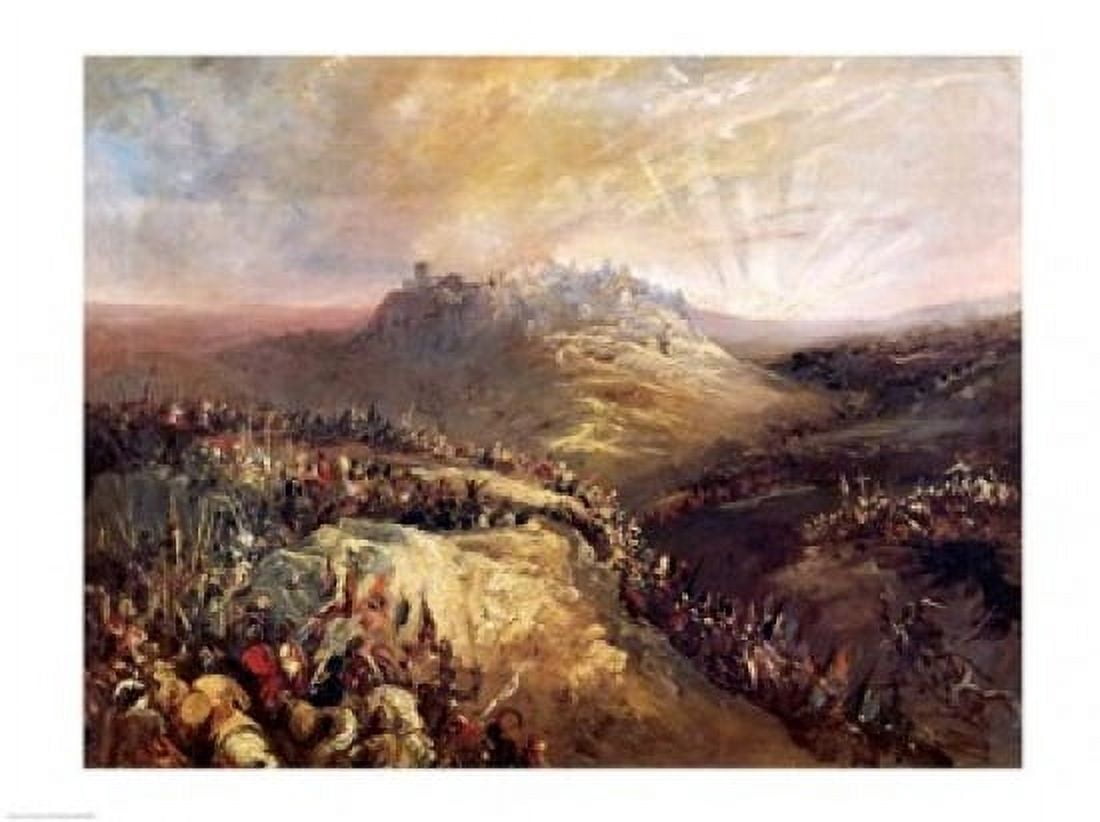 The Crusaders Before Jerusalem Canvas Art - Diego Velazquez (36 x 24)
