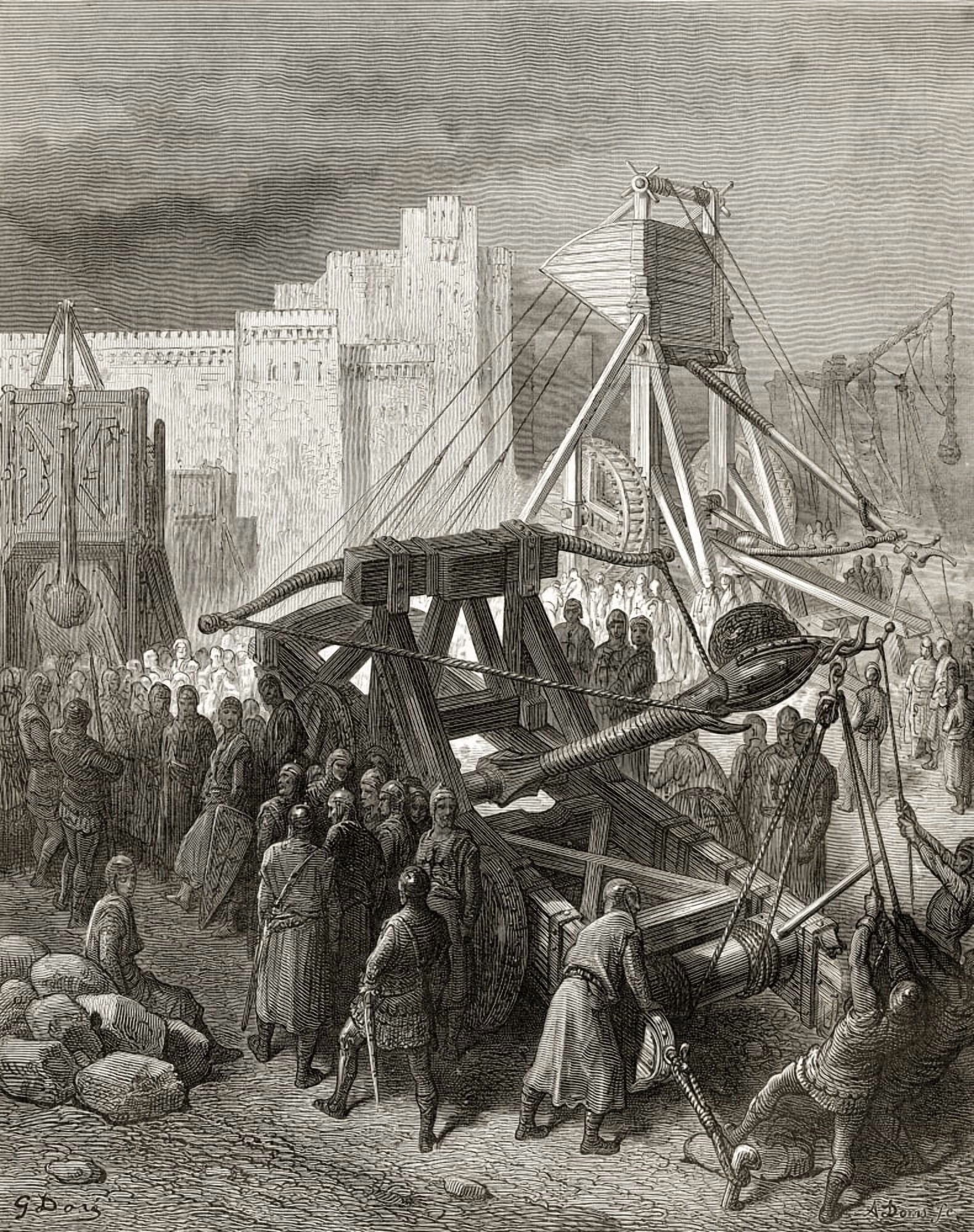 The Crusaders War Machinery Canvas Art - Ken Welsh Design Pics (13 x 17)