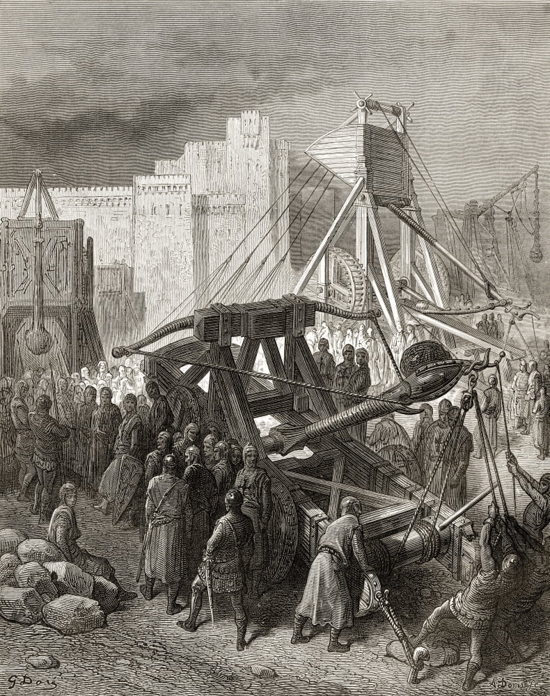 The Crusaders War Machinery Canvas Art - Ken Welsh Design Pics (26 x 34)